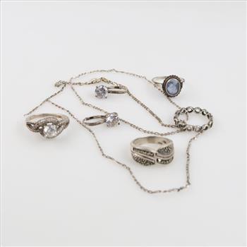 Sterling Silver Jewelry, 7 Pieces