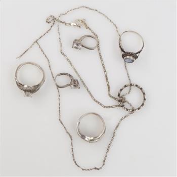 Sterling Silver Jewelry, 7 Pieces