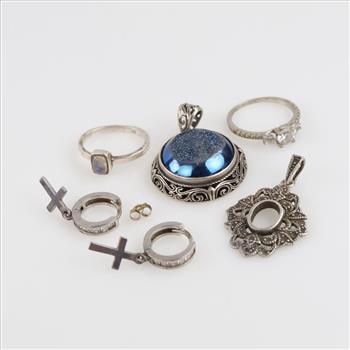 Sterling Silver Jewelry, 7 Pieces