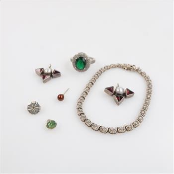 Sterling Silver Jewelry, 7 Pieces