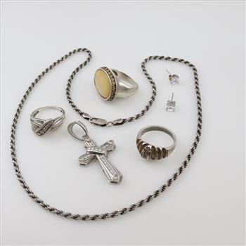 Sterling Silver Jewelry, 7 Pieces