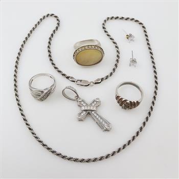 Sterling Silver Jewelry, 7 Pieces