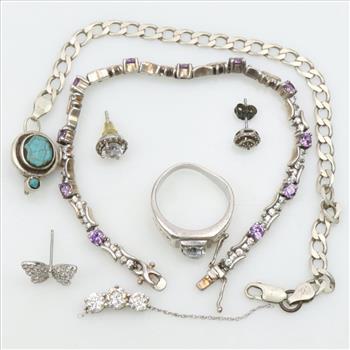 Sterling Silver Jewelry, 7 Pieces