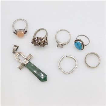 Sterling Silver Jewelry, 7 Pieces