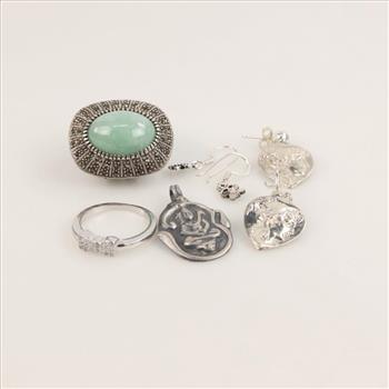 Sterling Silver Jewelry, 7 Pieces