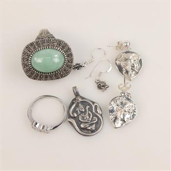 Sterling Silver Jewelry, 7 Pieces