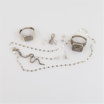 Sterling Silver Jewelry, 8 Pieces