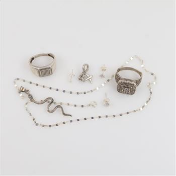 Sterling Silver Jewelry, 8 Pieces