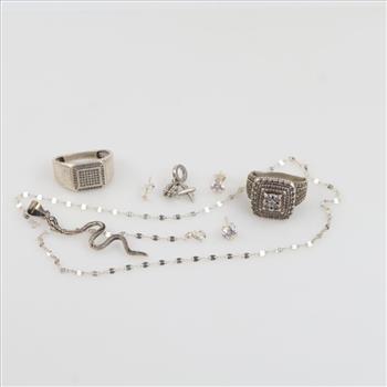 Sterling Silver Jewelry, 8 Pieces