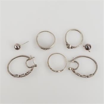 Sterling Silver Jewelry, 8 Pieces