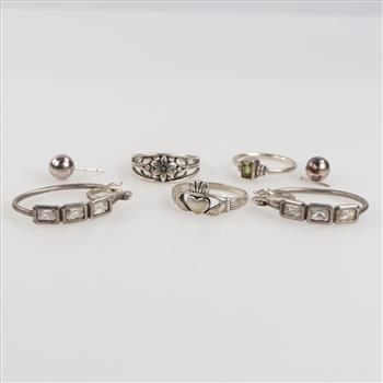 Sterling Silver Jewelry, 8 Pieces