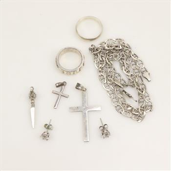 Sterling Silver Jewelry, 8 Pieces