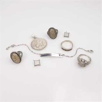 Sterling Silver Jewelry, 8 Pieces