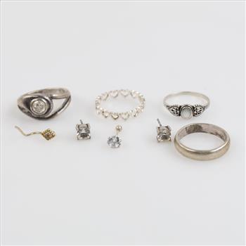 Sterling Silver Jewelry, 8 Pieces