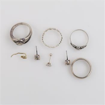 Sterling Silver Jewelry, 8 Pieces