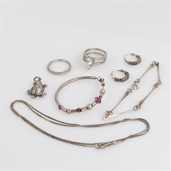 Sterling Silver Jewelry, 8 Pieces