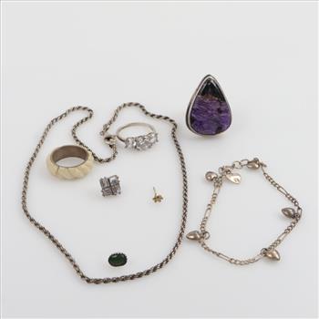 Sterling Silver Jewelry, 8 Pieces