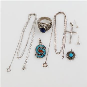 Sterling Silver Jewelry, 8 Pieces