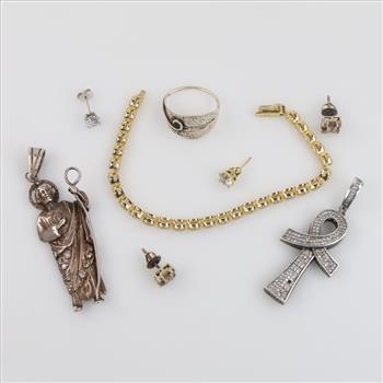 Sterling Silver Jewelry, 8 Pieces