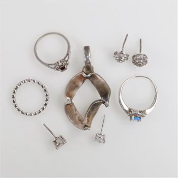 Sterling Silver Jewelry, 8 Pieces