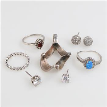 Sterling Silver Jewelry, 8 Pieces