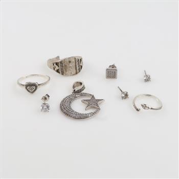 Sterling Silver Jewelry, 8 Pieces