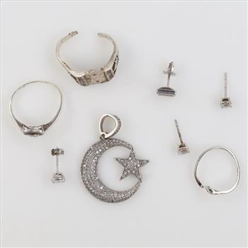 Sterling Silver Jewelry, 8 Pieces