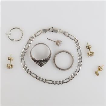 Sterling Silver Jewelry, 8 Pieces