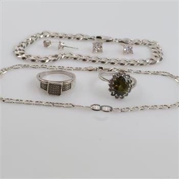 Sterling Silver Jewelry, 8 Pieces
