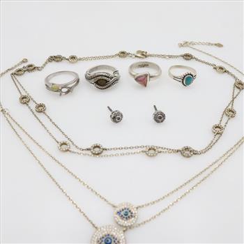 Sterling Silver Jewelry, 8 Pieces