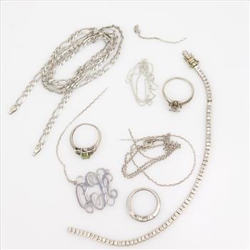 Sterling Silver Jewelry, 8 Pieces