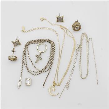 Sterling Silver Jewelry, 9 Pieces