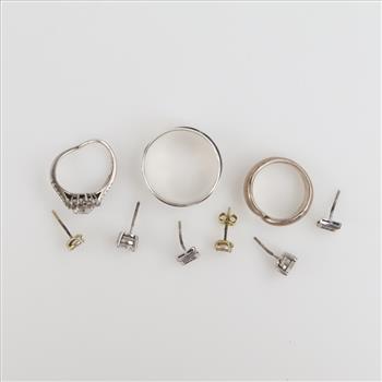 Sterling Silver Jewelry, 9 Pieces