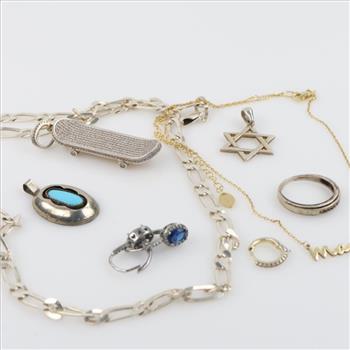 Sterling Silver Jewelry, 9 Pieces