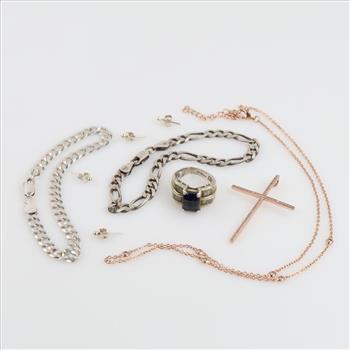 Sterling Silver Jewelry, 9 Pieces