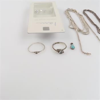 Sterling Silver Jewelry, 9 Pieces