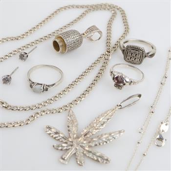 Sterling Silver Jewelry, 9 Pieces