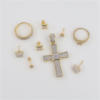 Sterling Silver Jewelry, 9 Pieces