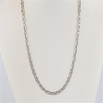 Sterling Silver Mariner Chain Necklace