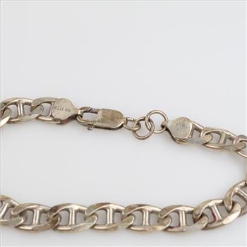 Sterling Silver Mariner Link Bracelet