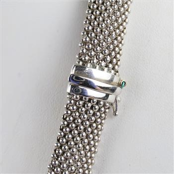 Sterling Silver Mesh Necklace