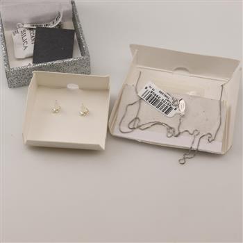 Sterling Silver Minnie Mouse Jewelry, 6 Pieces