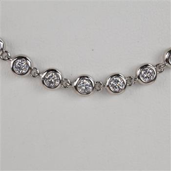 Sterling Silver Moissanite Necklace