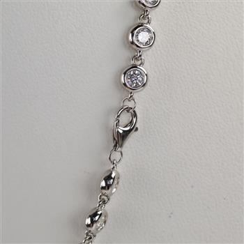 Sterling Silver Moissanite Necklace