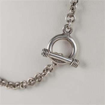 Sterling Silver Multicolored Stone Necklace