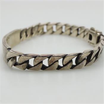 Sterling Silver Nameplate Bracelet