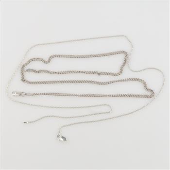 Sterling Silver Necklace, 2 Pieces