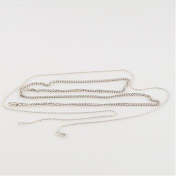 Sterling Silver Necklace, 2 Pieces
