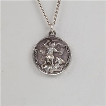 Sterling Silver Necklace And Pendant