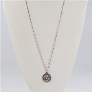 Sterling Silver Necklace And Pendant